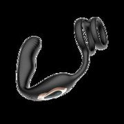 IY Bruce - Prostaatmassager 360° - Met dubbele penisring - Zwart