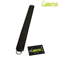 Brutus - Lederen Punisher Paddle met Noppen - Zwart