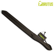 Brutus - Two Finger II - Zweep met Dubbele Zware Lederen Slappers - Zwart