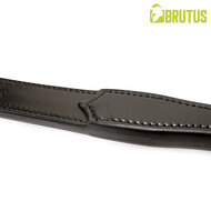 Brutus - Two Finger I - Zweep met Dubbele Zware Lederen Slappers - Zwart