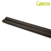 Brutus - Two Finger I - Zweep met Dubbele Zware Lederen Slappers - Zwart