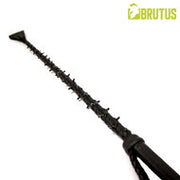 Brutus - Lederen Rijzweep met Spikes - Zwart