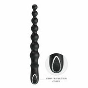 Pretty Love - Rigdon - Anale Kralen Vibrator - Zwart