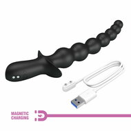 Pretty Love - Rigdon - Anale Kralen Vibrator - Zwart