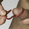 Sport Fucker - Siliconen Cockring Met Penisplug - Rood