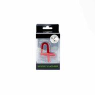 Sport Fucker - Siliconen Cockring Met Penisplug - Rood