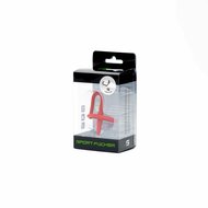 Sport Fucker - Siliconen Cockring Met Penisplug - Rood