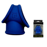 Sport Fucker - Siliconen Cock Tube - Cockring en Ballstretcher - Blauw