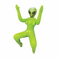 To Infinity - Opblaaspop Alien Vrouw met Drie Borsten - Groen