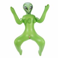 To Infinity - Opblaaspop Alien Vrouw met Drie Borsten - Groen