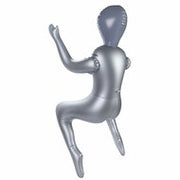 To Infinity - Opblaaspop Alien Vrouw met Drie Borsten - Zilver