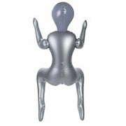 To Infinity - Opblaaspop Alien Vrouw met Drie Borsten - Zilver