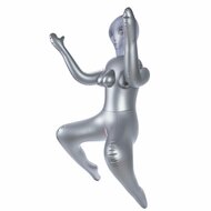 To Infinity - Opblaaspop Alien Vrouw met Drie Borsten - Zilver
