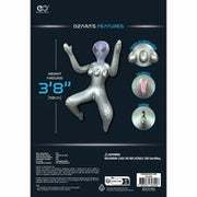 To Infinity - Opblaaspop Alien Vrouw met Drie Borsten - Zilver