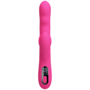 Pretty Love - Winters - Rabbit Vibrator met Golf Beweging en LED Display - Roze