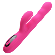 Pretty Love - Winters - Rabbit Vibrator met Golf Beweging en LED Display - Roze