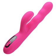 Pretty Love - Winters - Rabbit Vibrator met Golf Beweging en LED Display - Roze