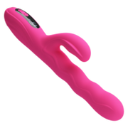 Pretty Love - Winters - Rabbit Vibrator met Golf Beweging en LED Display - Roze