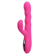 Pretty Love - Winters - Rabbit Vibrator met Golf Beweging en LED Display - Roze