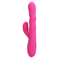 Pretty Love - Winters - Rabbit Vibrator met Golf Beweging en LED Display - Roze