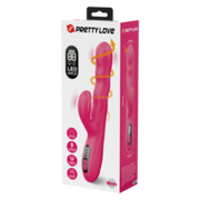 Pretty Love - Winters - Rabbit Vibrator met Golf Beweging en LED Display - Roze