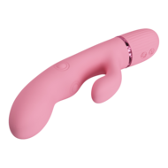 Pretty Love - Zach - Rabbit Vibrator met Vierzijdige Klopfunctie - Roze