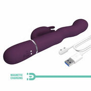 Pretty Love - Laurens - Rabbit Vibrator met Climax Button - Paars