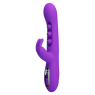 Pretty Love - Sabien - Rabbit Vibrator met LED Display - Paars