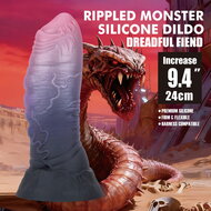 Power Monsters - Dreadful Fiend - Monster Dildo - 24 cm - Multicolour