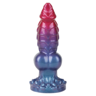 Power Monsters - Eldritch Sentinel - Monster Dildo - 24 cm - Rood/Blauw/Paars