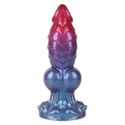 Power Monsters - Eldritch Sentinel - Monster Dildo - 24 cm - Rood/Blauw/Paars