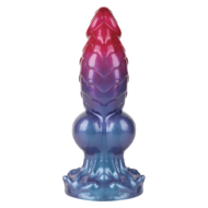 Power Monsters - Eldritch Sentinel - Monster Dildo - 24 cm - Rood/Blauw/Paars