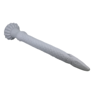 Power Monsters - Basilisk - Taps Toelopende Fantasie Dildo - Grijs