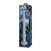Power Monsters - Basilisk - Taps Toelopende Fantasie Dildo - Grijs