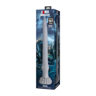 Power Monsters - Basilisk - Taps Toelopende Fantasie Dildo - Grijs