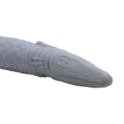 Power Monsters - Basilisk - Taps Toelopende Fantasie Dildo - Grijs