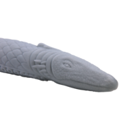 Power Monsters - Basilisk - Taps Toelopende Fantasie Dildo - Grijs