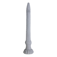Power Monsters - Basilisk - Taps Toelopende Fantasie Dildo - Grijs