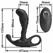 Mr. Play  - Super Power - Prostaatstimulator met Afstandsbediening - Zwart