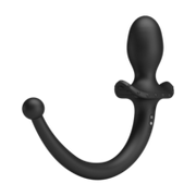 Mr. Play - Super Power - Vibrerende Hondenstaart Buttplug  met Afstandsbediening - Zwart