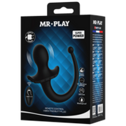 Mr. Play - Super Power - Vibrerende Hondenstaart Buttplug  met Afstandsbediening - Zwart