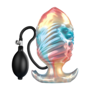 Power Monsters - Ebon Leviathan - Opblaasbare Buttplug - 18 cm - Multicolour