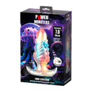 Power Monsters - Ebon Leviathan - Opblaasbare Buttplug - 18 cm - Multicolour