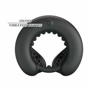 Pretty Love - Quentin - Vibrerende Cockring met Dubbele Motor - Zwart