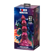 Power Monsters - Primal Beastlord - Monster Dildo - 26 cm - Rood/Roze
