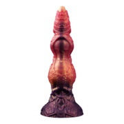 Power Monsters - Savage BeastLord - Monster Dildo - 24 cm - Oranje/Rood/Goud