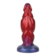 Power Monsters - Shadow Behemoth - Opblaasbare Monster Dildo - 22 cm - Rood/Blauw