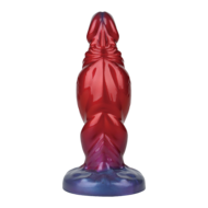 Power Monsters - Shadow Behemoth - Opblaasbare Monster Dildo - 22 cm - Rood/Blauw