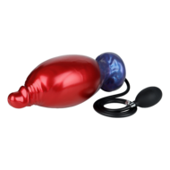Power Monsters - Shadow Behemoth - Opblaasbare Monster Dildo - 22 cm - Rood/Blauw