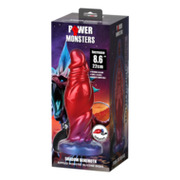 Power Monsters - Shadow Behemoth - Opblaasbare Monster Dildo - 22 cm - Rood/Blauw